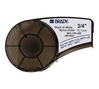 Brady M21-750-499 Adhesive Multi-Purpose Nylon Labels w/ Ribbon for M21 Printer