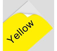 Brady M21-750-595 191mm White/Orange/Red Label Cartridge Compatible With BMP21-LAB BMP21-PLUS Printers(Black on Yellow)