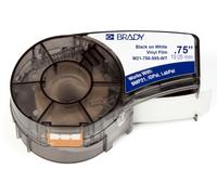 Brady M21-750-595-WT Black on White 6.4m x 19.05mm