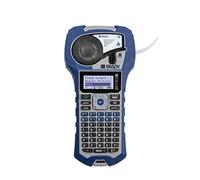 Brady M210-LAB Portable Label Printer, Blue/Gray, 9.5 in H x 4.5 in W x 2.5 in D