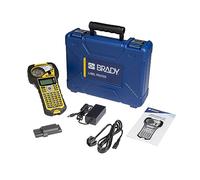 Brady M210 Portable Label Printer - Labelling Device & Label Maker Handheld - Industrial Labelling Machine - incl. Case, Battery, UK Power Cord and 1 Label Cartridge - Replaces BMP21-PLUS