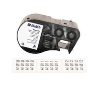 Brady M4-91-498 printer label Black. White Self-adhesive printer label