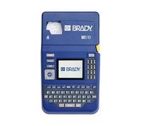 Brady M510 Portable Industrial Label Printer, 1.5" Wide Labels, Single Color Thermal Printing, for Laboratory, Field, or Facility, Blue/Gray, 3.75" H x 5.75" W x 10" D