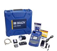 Brady M510 Portable Label Printer Kit Labelling Device Industrial Labelling Machine for Chemical Resistant Labels - incl. Case, Battery, UK Power Cord and Label Cartridge replaces BMP51