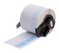 Brady M6-31-427-BL Self-Laminating Vinyl Wrap-Around Labels 25.4mm x 38.1mm Blue/Clear 250 Labels for M610/M611/BMP61/M710/BMP71