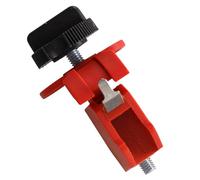 Brady MCB Miniature Circuit Breaker Lockout Systems, 31.24mm x 54.9mm x 24.13mm, TB, Red, Pack of 6