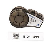 Brady Nylon Cloth Label Tape for Label Printer M211 & M210 - Self Adhesive Nylon Fabric Tape - Waterproof Tape Printer Labels - Black on White (19.05mm x 4.88m) - M21-750-499