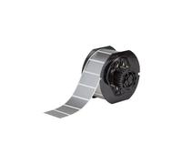 Brady Permanent Acrylic Polyester Label 1 in H X 2 in W Silver Roll of 1500 Labels