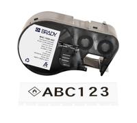 Brady Polyester Label Tape for Label Printer BMP41/BMP51/BMP53/M511 - Self Adhesive Printer Labels - Multi-Purpose Polyester Labels - Black on White (25.40 mm x 7.62 m) - M4C-1000-422