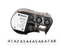 Brady Polyester Label Tape for Label Printer M410 & M510 - Self Adhesive Printer Labels - Multi-Purpose Polyester Labels - Black on White (12.07 mm x 7.62 m) - M4C-475-422