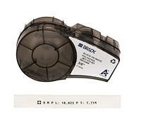 Brady Polyester Label Tape for Label Printers M210 & M211 - Self-Laminating Cryogenic Laboratory Labels - Black on White (9,53 mm x 6,40 m) - M21-375-461-AW