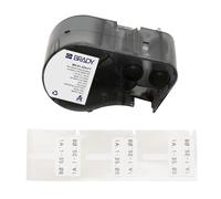 Brady Polypropylene Pre-Sized Labels for Label Printer BMP51/BMP53/M511-200 Self Adhesive Printer Labels - Black on White (30,00 mm (W) x 40,01 mm (H)) - M5-01-425-FT