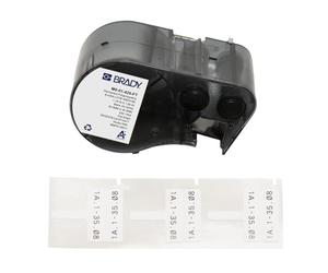 Brady Polypropylene Pre-Sized Labels for Label Printer BMP51/BMP53/M511-200 Self Adhesive Printer Labels - Black on White (30,00 mm (W) x 40,01 mm (H)) - M5-01-425-FT