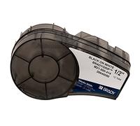 Brady Bradygrip Printable Hook Material for The BMP21 Plus Series, 12.70mm x 3.048m, Black on White