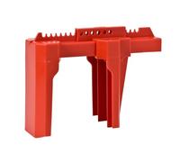 Brady Ball Valve Lockout Prinzing, Large – for 2–8 outside pipe diameter, Red