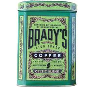 Brady?s Celtic Blend Dark Roast Ground Coffee for Cafetiere, Pour Over or Drip Filter - 100% Arabica Brazilian and Colombian Coffee Beans with Notes