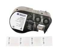 Brady Self-Laminating Vinyl Labels for Label Printer M410, M510 & M511 - Self Adhesive Vinyl Printer Labels - Cable Management - Black on White (25.40 mm x 9.53 mm) - M4-49-427