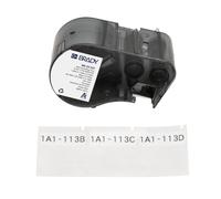 Brady Self-Laminating Vinyl Labels for Label Printer M510 & M511 - Self Adhesive Vinyl Printer Labels - Cable Management - Black on White (38.10 mm x 12.70 mm) - M5-32-427