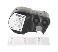 Brady Self-Laminating Vinyl Labels for Label Printer M510 & M511 - Self Adhesive Vinyl Printer Labels - Cable Management - Black on White (38.10 mm x 12.70 mm) - M5-115-427