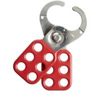 Brady Steel Lockout Hasp with Vinyl-Coated Handle, 1" Inside Jaw Diameter (Pack of 12)