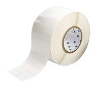 Brady THT-6-423-10 Workhorse Glossy Polyester Barcode and Solar Panel Label, 3" Core, White, 0.75" Height, 1.5" Width, Pack of 10000