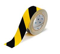 Brady Toughstripe Striped Ribbon, 50.80mm x 30.48m, Black/Yellow