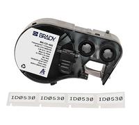 Brady Ultra Thin Polyester Cryogenic Laboratory Labels for M410, M510 & M511 Printers - Centrifuges, Test Tubes, Vials, Straw Pipettes - Black on White (25.40 x 12.70 mm) - M4-131-492