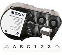 Brady Vinyl Label Tape for Label Printer BMP41/BMP51/BMP53/M511 - Self Adhesive Printer Labels - Black on White (12,70 mm (W) x 7,62 m (L)) - M4C-500-595-WT-BK