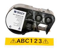 Brady Vinyl Label Tape for Label Printer BMP41/BMP51/BMP53/M511 - Self Adhesive Printer Labels - Black on Yellow (19,05 mm (W) x 7,62 m (L)) - M4C-750-595-YL-BK