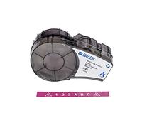 Brady Vinyl Label Tape for Label Printer M211 & M210 - Self Adhesive Vinyl Printer Labels - Industrial Label Tape for Cable/Name Labels - White on Purple (9.53mm x 6.40m) - M21-375-595-PL