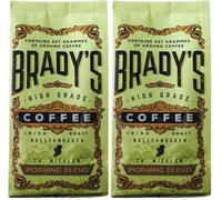 Brady's Coffee Morning Blend - Speciality Ground Coffee for Cafetiere, Pour Over & Drip Filter - 100% Arabica Medium Roast - Caramel, Chocolate, Nuts, Spice Notes - Hand Roasted in Ireland - 227g Bag