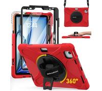 BRAECN Case for iPad Air 11 inch M4 2026/M3 2025/M2 2024,iPad Air 10.9"(5th/4th) & Pro 11 inch(4th/3rd/2nd/1st) Case Protective Pencil Holder Screen Protector Rotating Stand Handle Full Body Cover