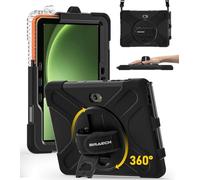 BRAECN Case for Samsung Galaxy Tab Active 5 Pro/ 4 Pro/Pro - 10.1 Inch | Heavy Duty Shockproof Rugged Protective Cover 360°Rotating Stand & Hand Strap Pencil Holder Shoulder Strap 2025/2022/2019