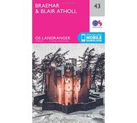 Landranger 43 Braemar & Blair Atholl Map With Digital Version One Size