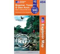 Braemar, Tomintoul and Glen Avon: Sheet 404 (OS Explorer Map Active)