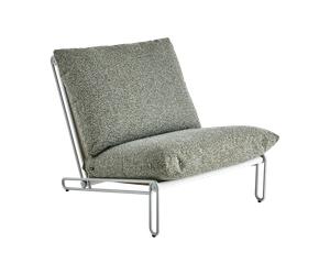 Brafab Blixt lounge chair Light grey-teddy verde