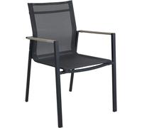 Brafab - Lyra Dining Chair, Black/Grey - Black