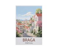 Braga Portugal，Puzzle 1000 Pieces Of Paper Puzzles Suitable For Adults Children Families Stress Relief Puzzle Games（50x70cm）-II79