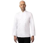 Bragard Men's Grand Chef Jacket Without Pocket, White, 56