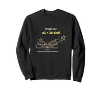 Bragg’s Law Crystallography and X-Ray Diffraction Sweatshirt