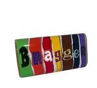 Bragger themed - novelty chocolate bar. Chocolate included., Secret Santa, Christmas, Easter and Birthdays. Gift for him or her. (One Size, Dark Chocolate)