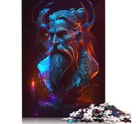 Bragi Norse Mythology Puzzle Brain Teaser Premium Cardboard Jigsaw Puzzle for Kids And Adults Age 12 Years Up 1000pcs (26x38cm)