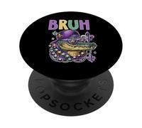 BRAH Mardi Gras Alligator PopSockets Adhesive PopGrip
