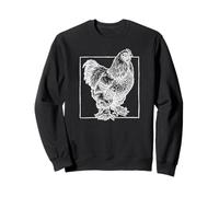 Brahma Chicken - Vintage Large Farm Bird Sweatshirt