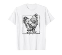 Brahma Chicken - Vintage Large Farm Bird T-Shirt