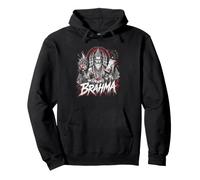 Brahma Four Faced Hindu God Cosmic Creator Pullover Hoodie