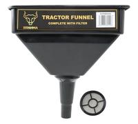 Brahma Large Tractor Funnel with Filter, Heavy Duty, Fast Flow, for Oil, Diesel, Petrol, & Hydraulic Fluids