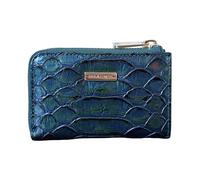 BRAHMIN Anita Leather Card Wallet (Evergreen Kalopsia)