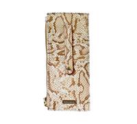 BRAHMIN Women's Credit Card Wallet, Yellow Assorted - Desert Snake, One Size, Card Case