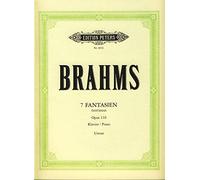Brahms: 7 Fantasies Op.116 (EP8943): 3 Capriccios and 4 Intermezzi (Edition Peters)